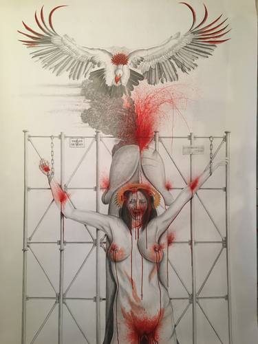 Print of Surrealism Mortality Paintings by Patrick Faure