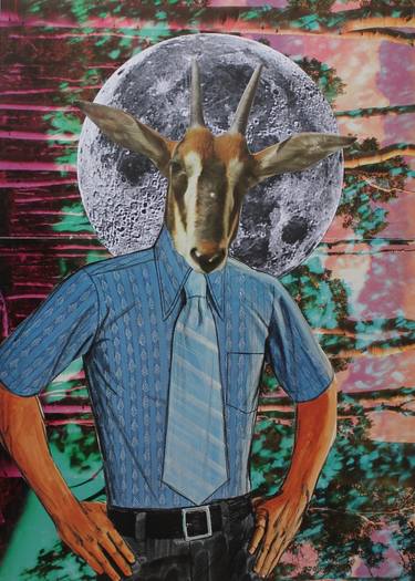 Psychedelic Goats and Other Horned Creatures No. 3 thumb