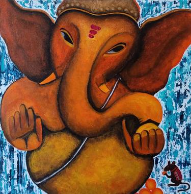 Original Figurative Religious Paintings by Juhi Gupta