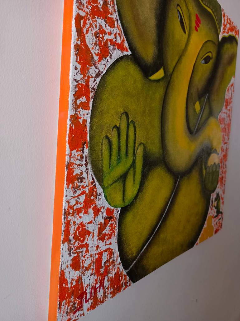 Original Figurative Religion Painting by Juhi Gupta
