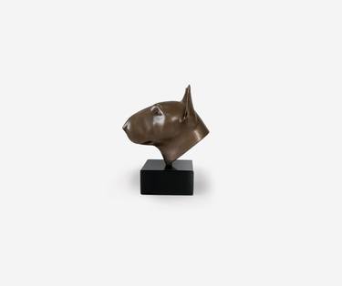 Miniature Size Bull Terrier Sculpture thumb