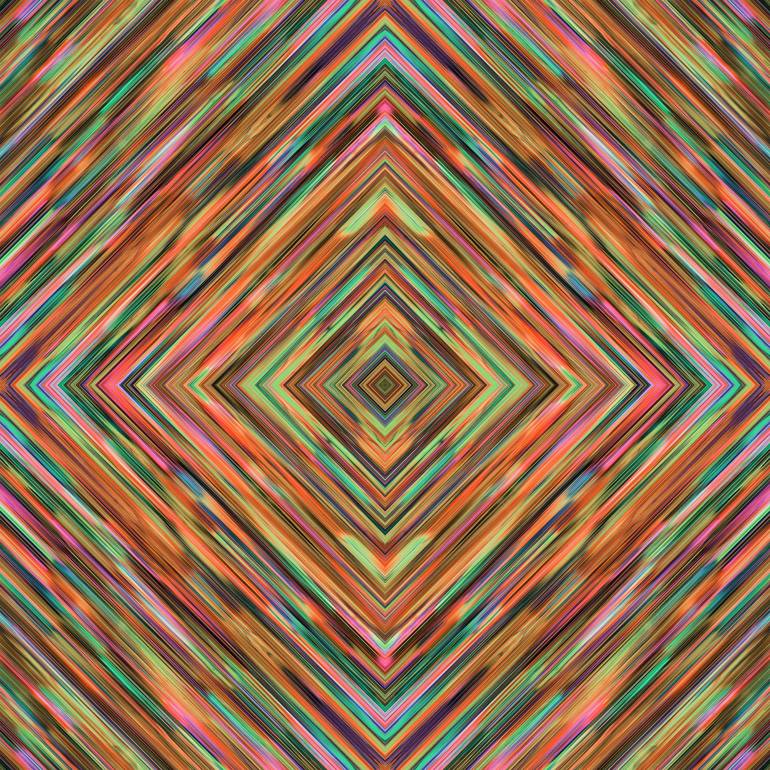 RILEY First Name Rainbow Spectrum Gradient Colors Pattern Art Print