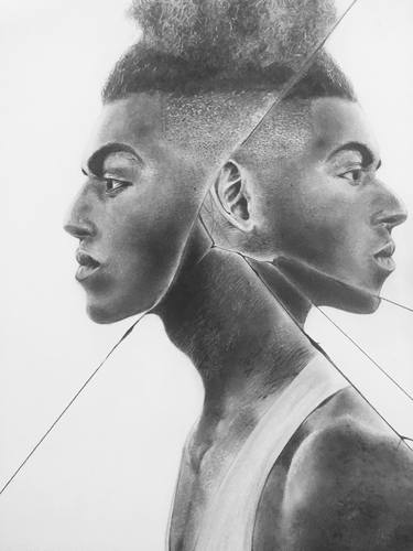 Print of Portrait Drawings by Miguel Stapleton