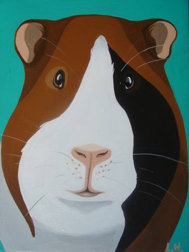 Original Pop Art Animal Paintings by Laurence Hochin
