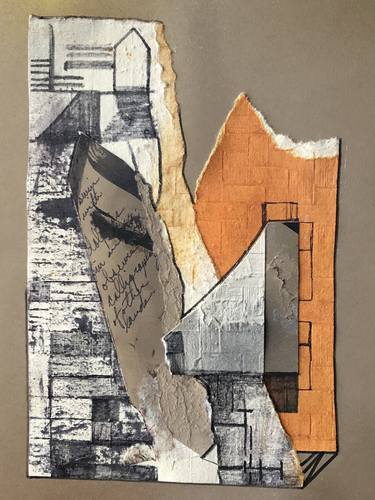 Original Abstract Collage by Martha Kumari Meagher