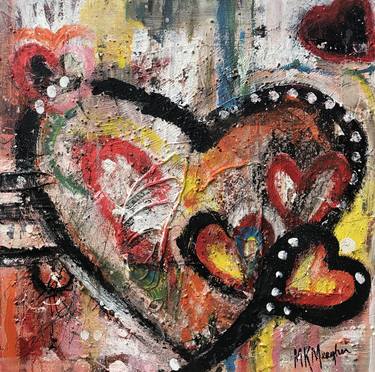 Original Abstract Love Paintings by Martha Kumari Meagher