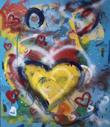 Original Abstract Love Paintings by Martha Kumari Meagher