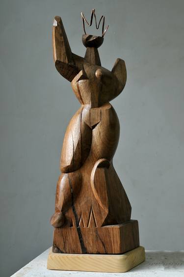 Original Abstract Women Sculpture by Pavlo Myziuk