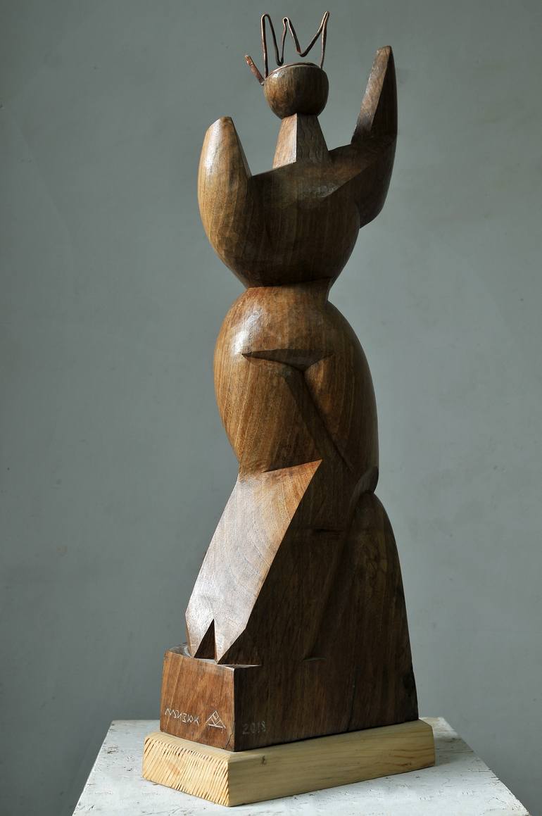 Original Abstract Women Sculpture by Pavlo Myziuk