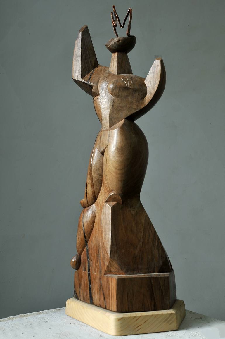 Original Abstract Women Sculpture by Pavlo Myziuk