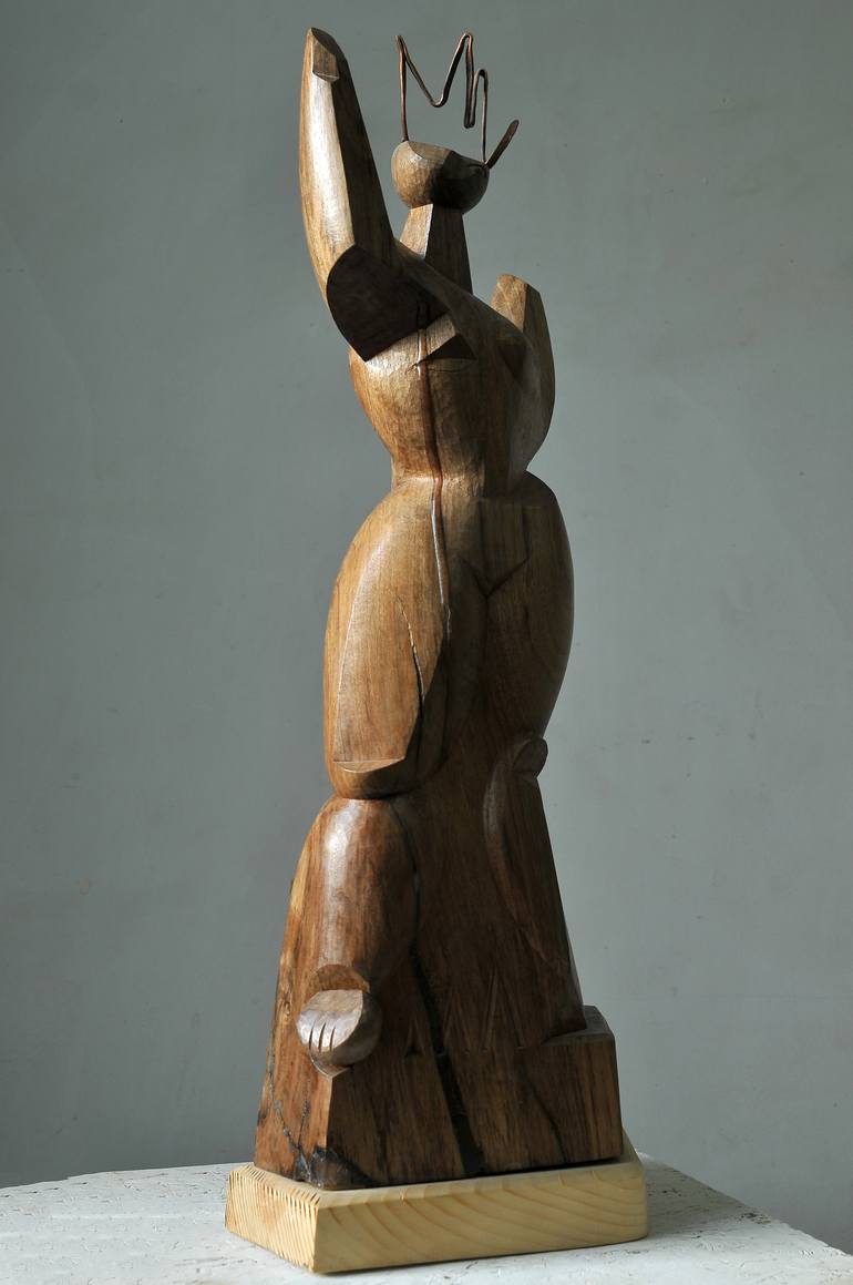 Original Abstract Women Sculpture by Pavlo Myziuk
