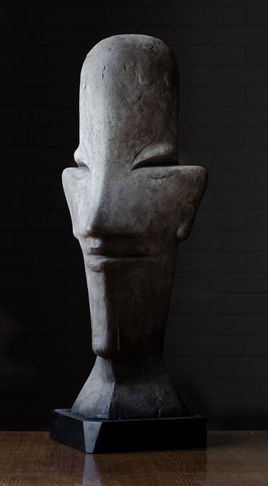Original Abstract Portrait Sculpture by Pavlo Myziuk