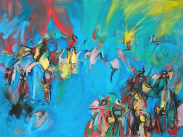 Original Abstract Expressionism Abstract Paintings by Sean Walker