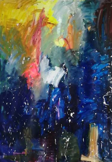 Original Abstract Expressionism Abstract Paintings by Konstantin Yevmeniov