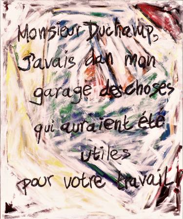 Monsieur Duchamp, J´avais dan mon garage des choses qui auraient été utiles pour votre travail! thumb