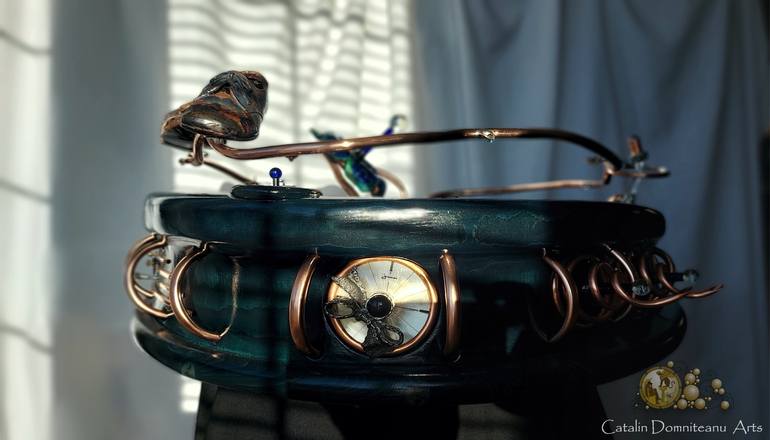 Original Conceptual Science/Technology Sculpture by Catalin Domniteanu