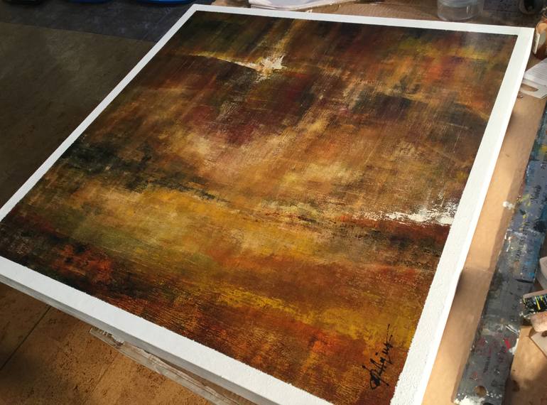 Original Abstract Expressionism Abstract Painting by Francois Haguier