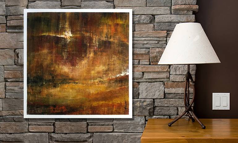 Original Abstract Expressionism Abstract Painting by Francois Haguier