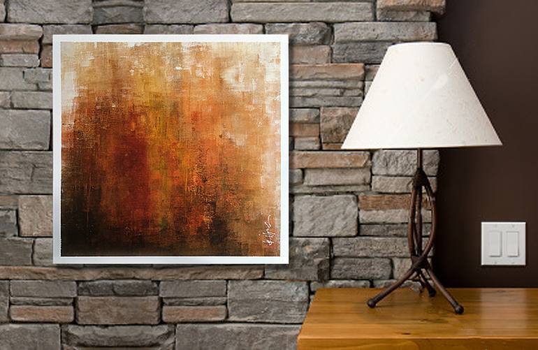Original Abstract Expressionism Abstract Painting by Francois Haguier