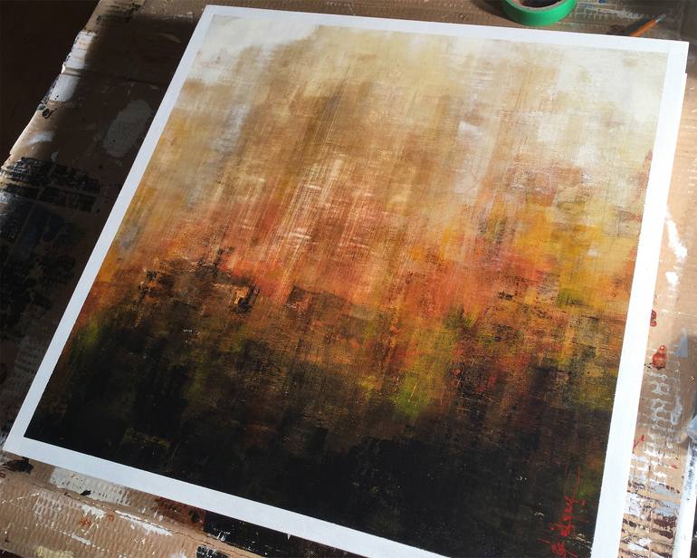 Original Expressionism Abstract Painting by Francois Haguier