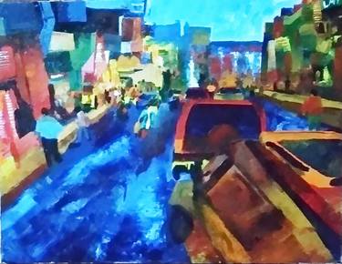 Print of Impressionism Cities Paintings by Devendra Patel