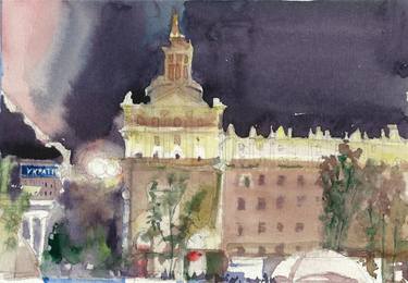 Print of Documentary Architecture Paintings by Tanya Cheprasova