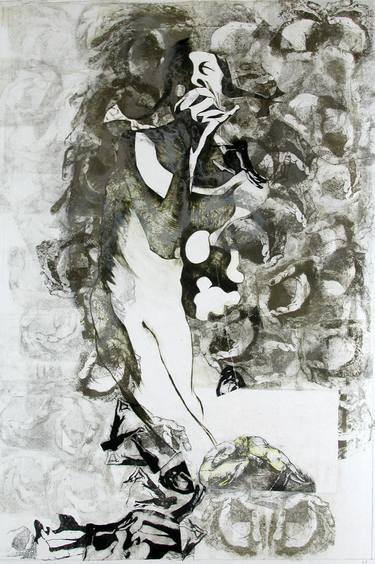 Print of Erotic Printmaking by Tanya Cheprasova