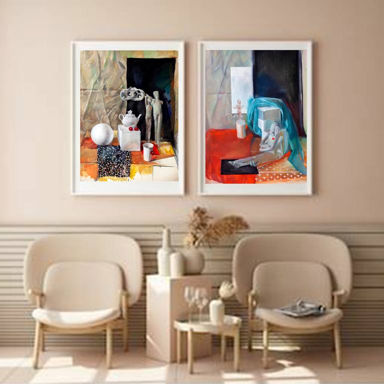 Original Illustration Still Life Painting by Tanya Cheprasova