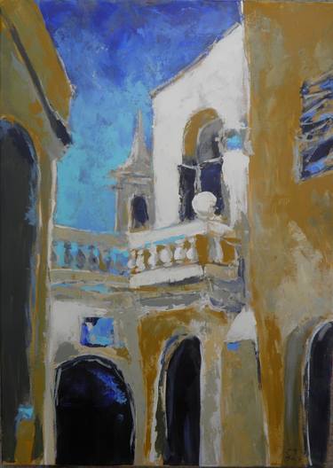 Print of Figurative Architecture Paintings by Cristina Turlea