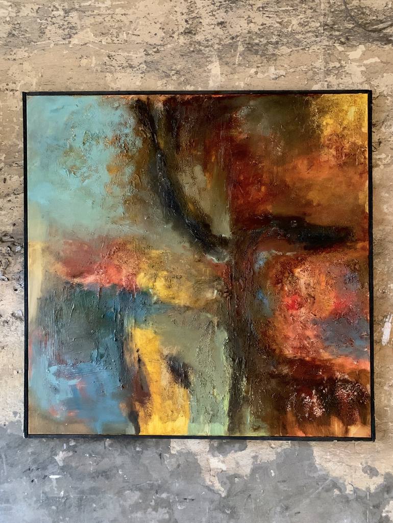 Original Abstract Expressionism Abstract Painting by Atelier Koffer Kunst