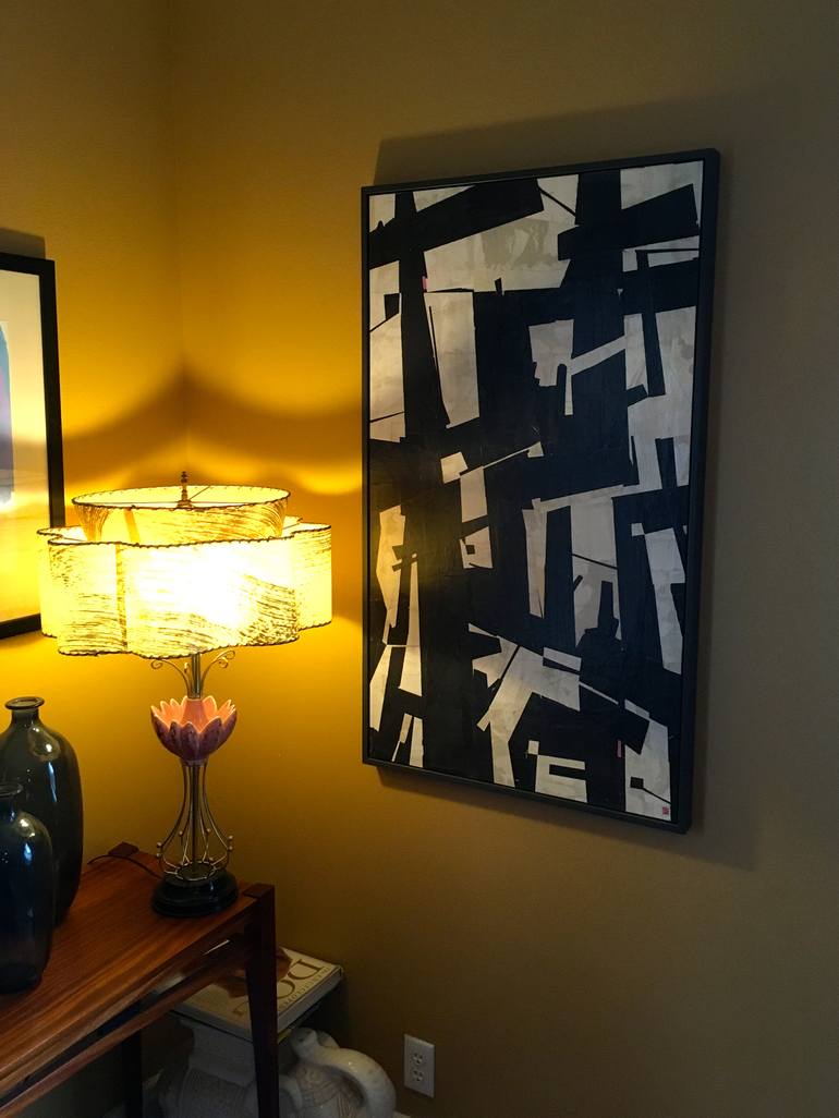 Original Expressionism Abstract Collage by Scot Herries