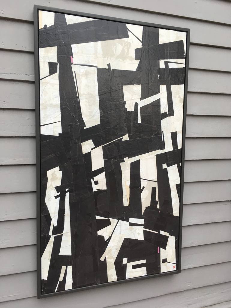 Original Expressionism Abstract Collage by Scot Herries