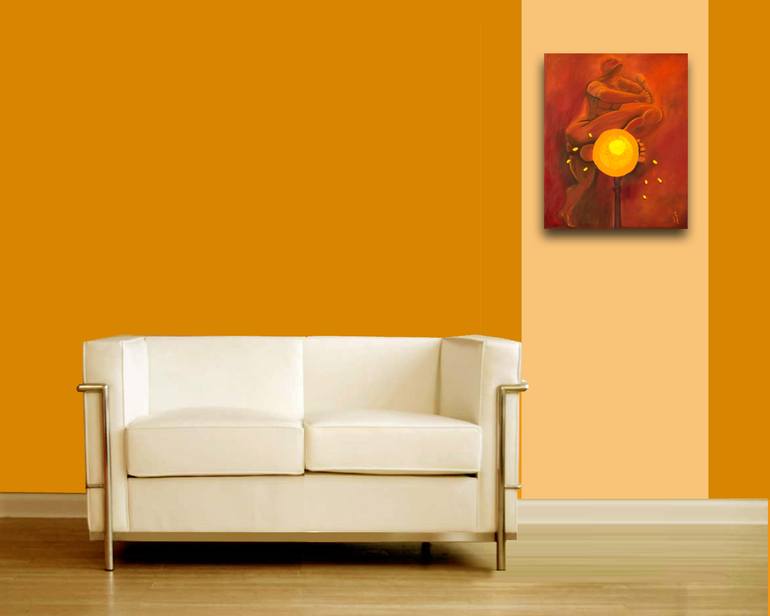 Original Conceptual Landscape Painting by Maira Rivera De Rivas