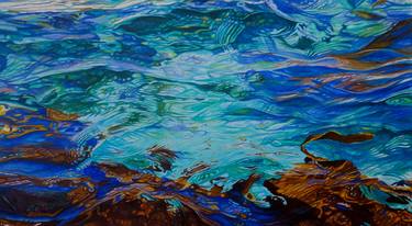 Print of Seascape Paintings by Mandy Lake