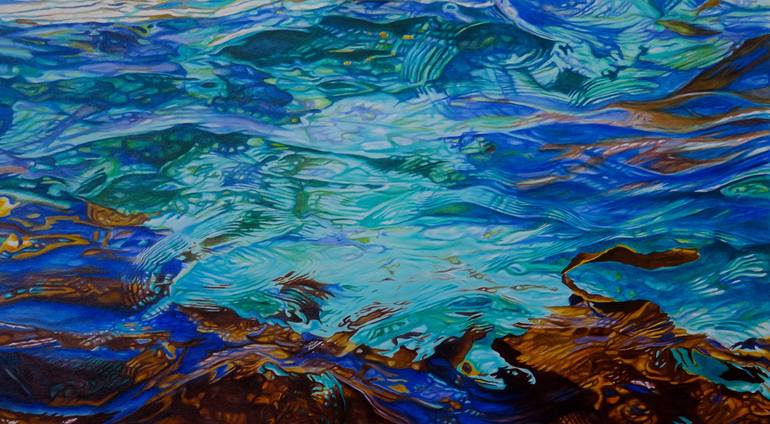 Aquamarine Painting by Mandy Lake Saatchi Art