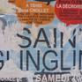 This artwork is made of torn pieces of posters reclaimed in the streets of Paris or other places in France