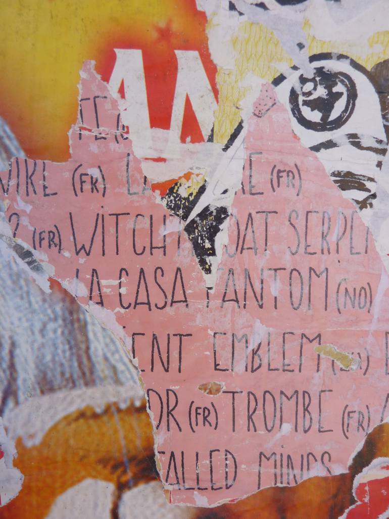 Original Pop Art Pop Culture/Celebrity Collage by Fwed From France