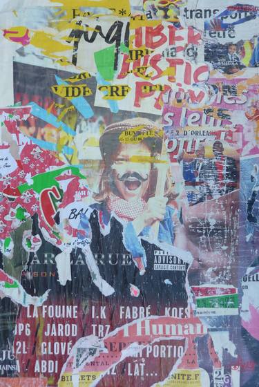 Original Pop Culture/Celebrity Collage by Fwed From France