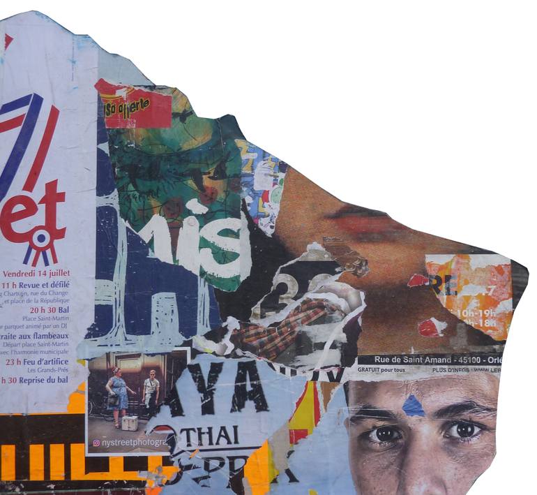 Original Street Art Other Collage by Fwed From France