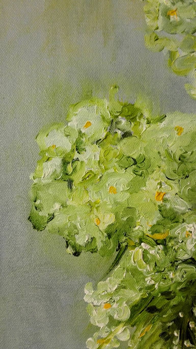 Original Abstract Floral Painting by Mimi Logan