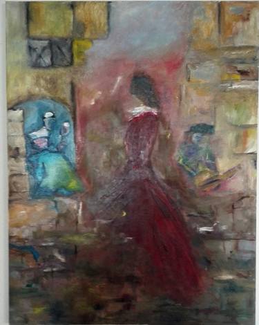 Original Abstract Expressionism Women Paintings by Mimi Logan
