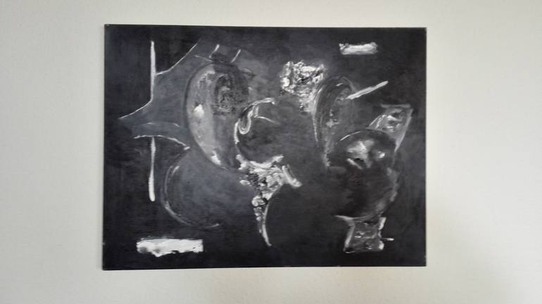 Original Abstract Expressionism Abstract Painting by Mimi Logan