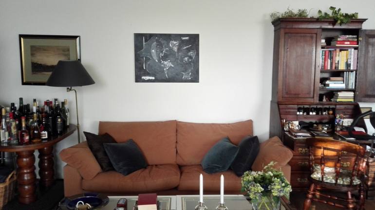 Original Abstract Expressionism Abstract Painting by Mimi Logan