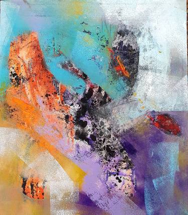Original Abstract Paintings by Nora Nikolova Ficcadenti