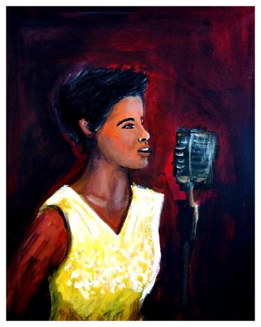 Print of Portraiture Music Paintings by Stephanie Clarkson
