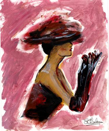 Print of Figurative Fashion Paintings by Stephanie Clarkson