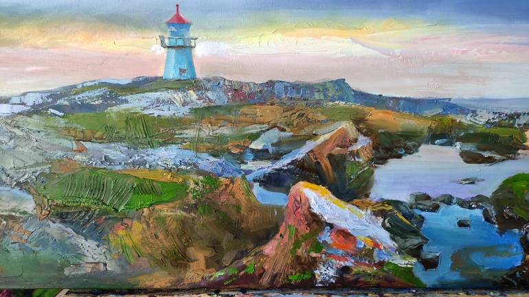 Original Figurative Landscape Painting by Vladimir Shandyba