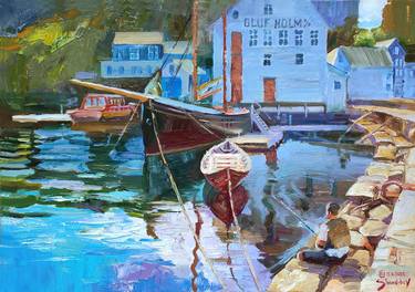 Original Figurative Landscape Painting by Vladimir Shandyba