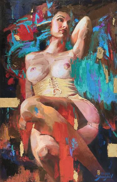 Print of Nude Paintings by Vladimir Shandyba