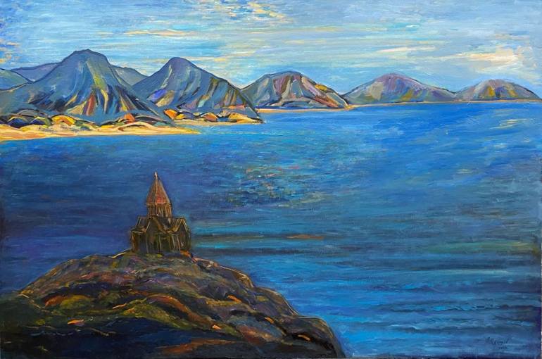 Original Nature Painting by Albert Karoyan | Impressionism Art on Canvas | The Guardian of Silence